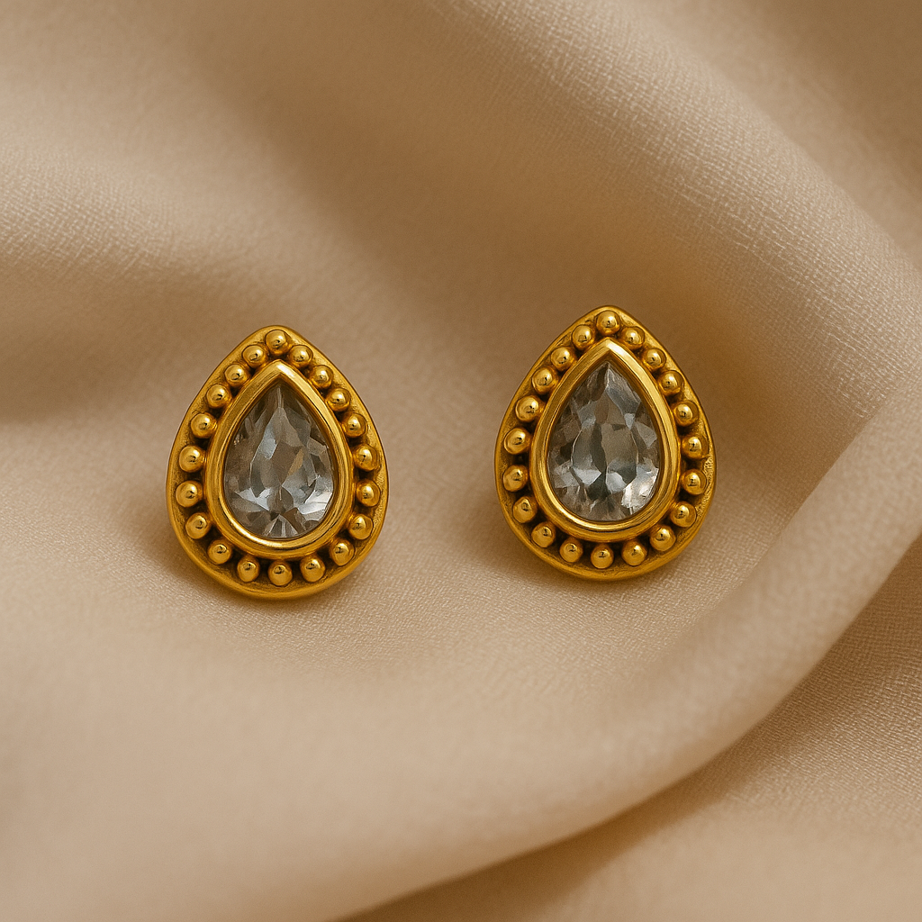 Noor Kundan Stud Earrings