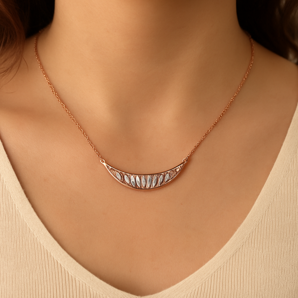 Lunar Gleam Collar Necklace