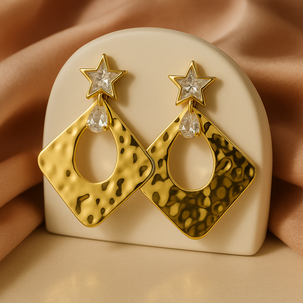 Stellar Shine Statement Earrings