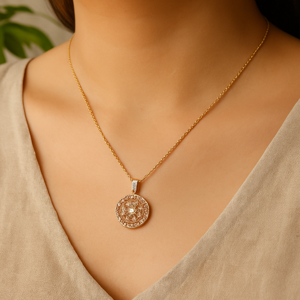 Rose Radiance Pendant Necklace