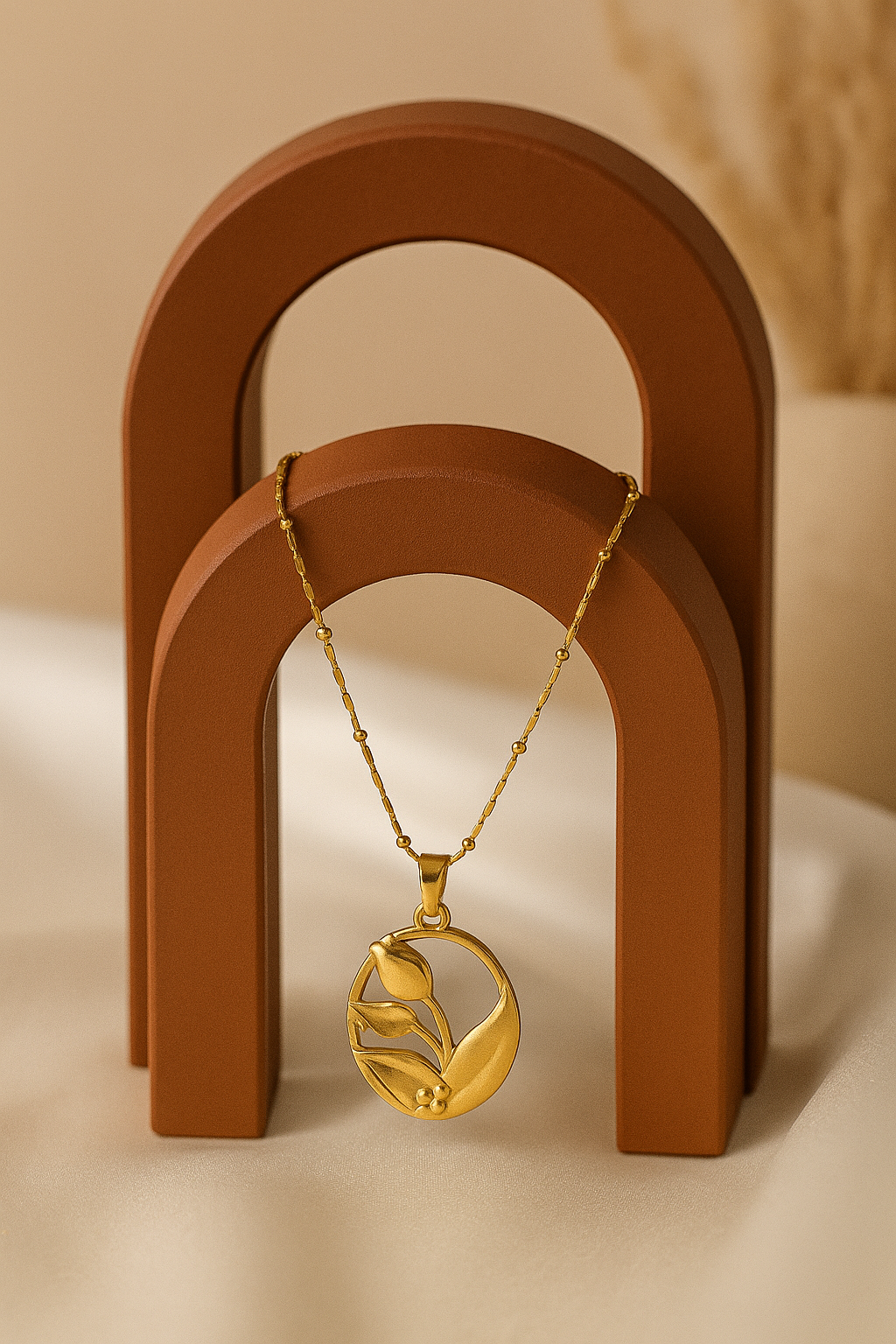 Golden Bloom Pendant