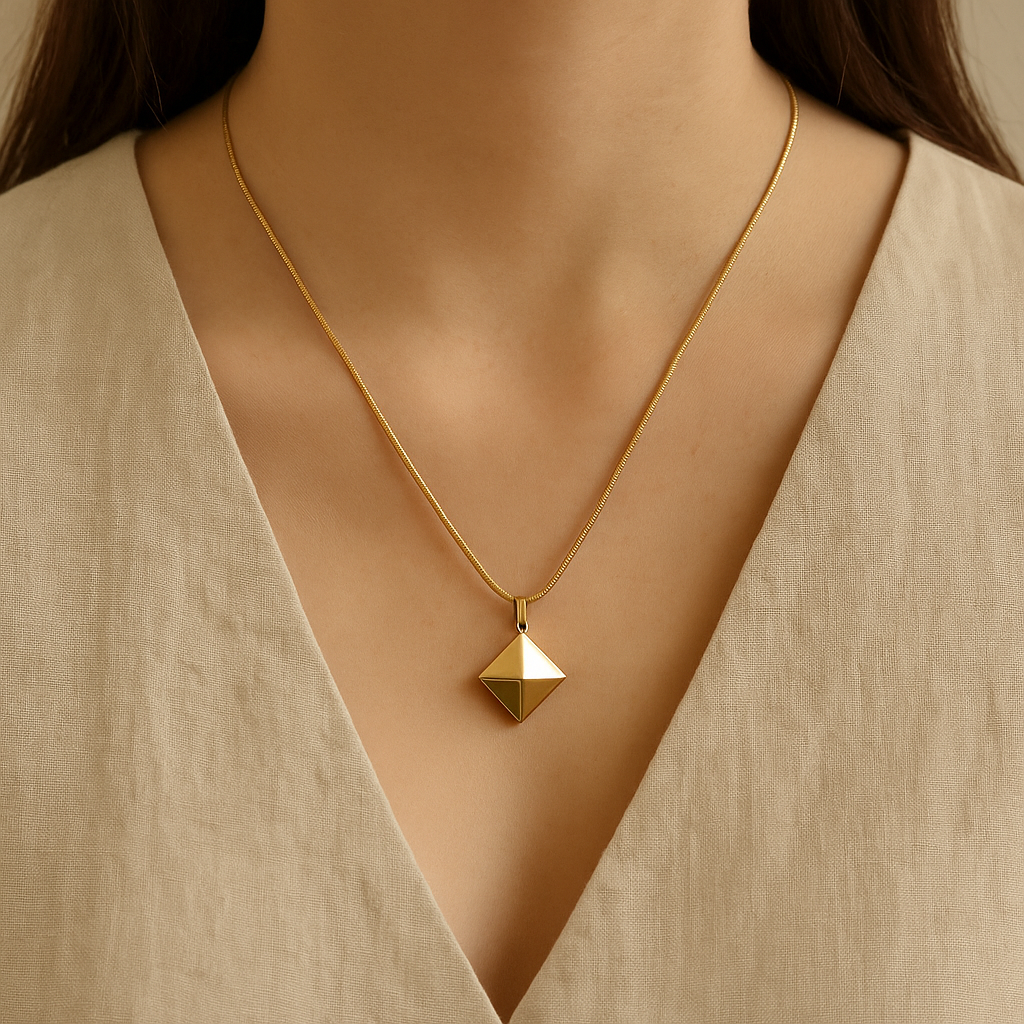 Aurora Prism Pendant Necklace