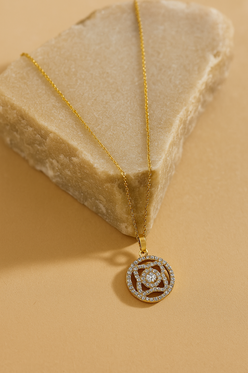 Rose Radiance Pendant Necklace