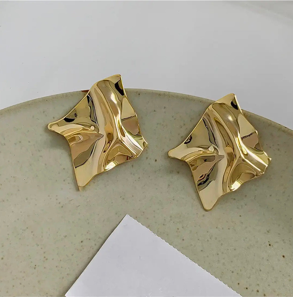 Vexa Folded Sculpt Earrings
