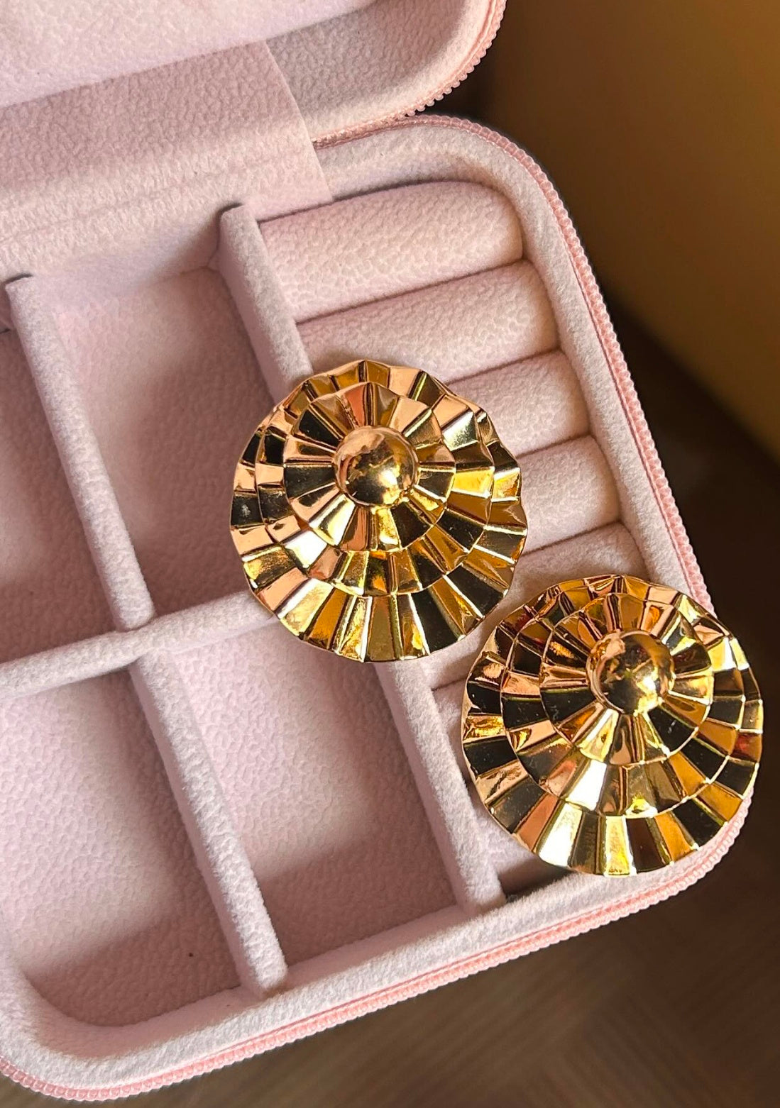 Solara Spiral Statement Studs