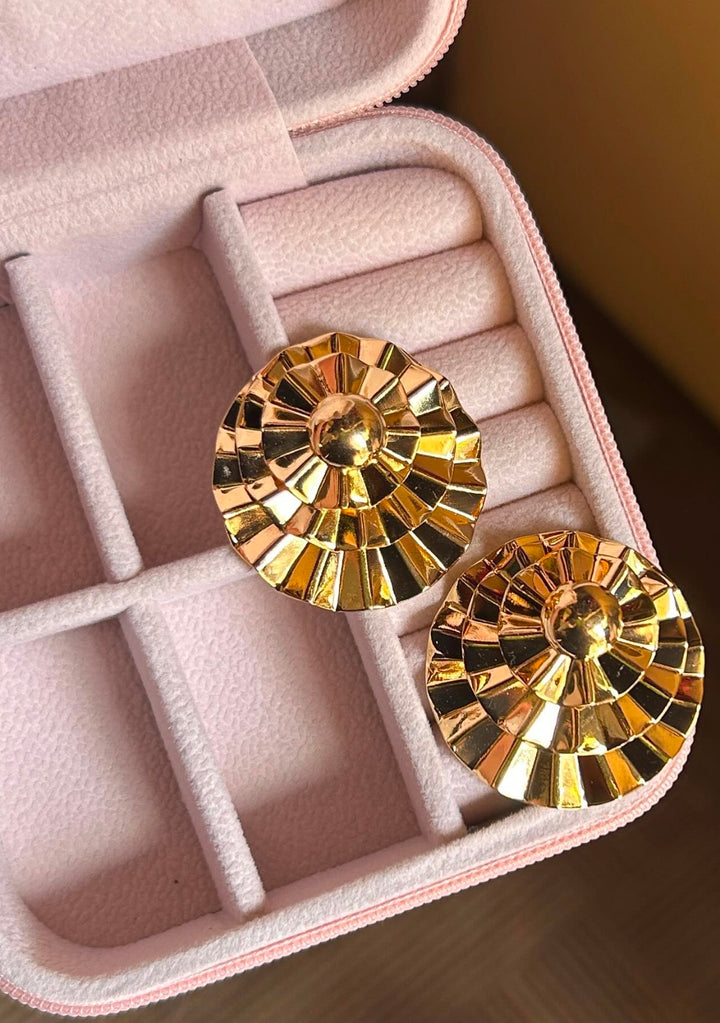 Solara Spiral Statement Studs