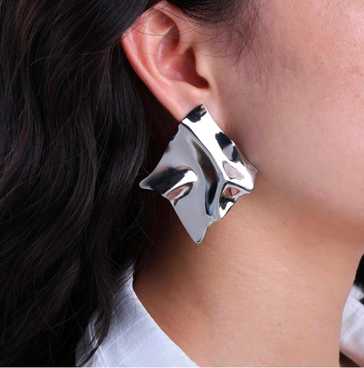 Vexa Folded Sculpt Earrings