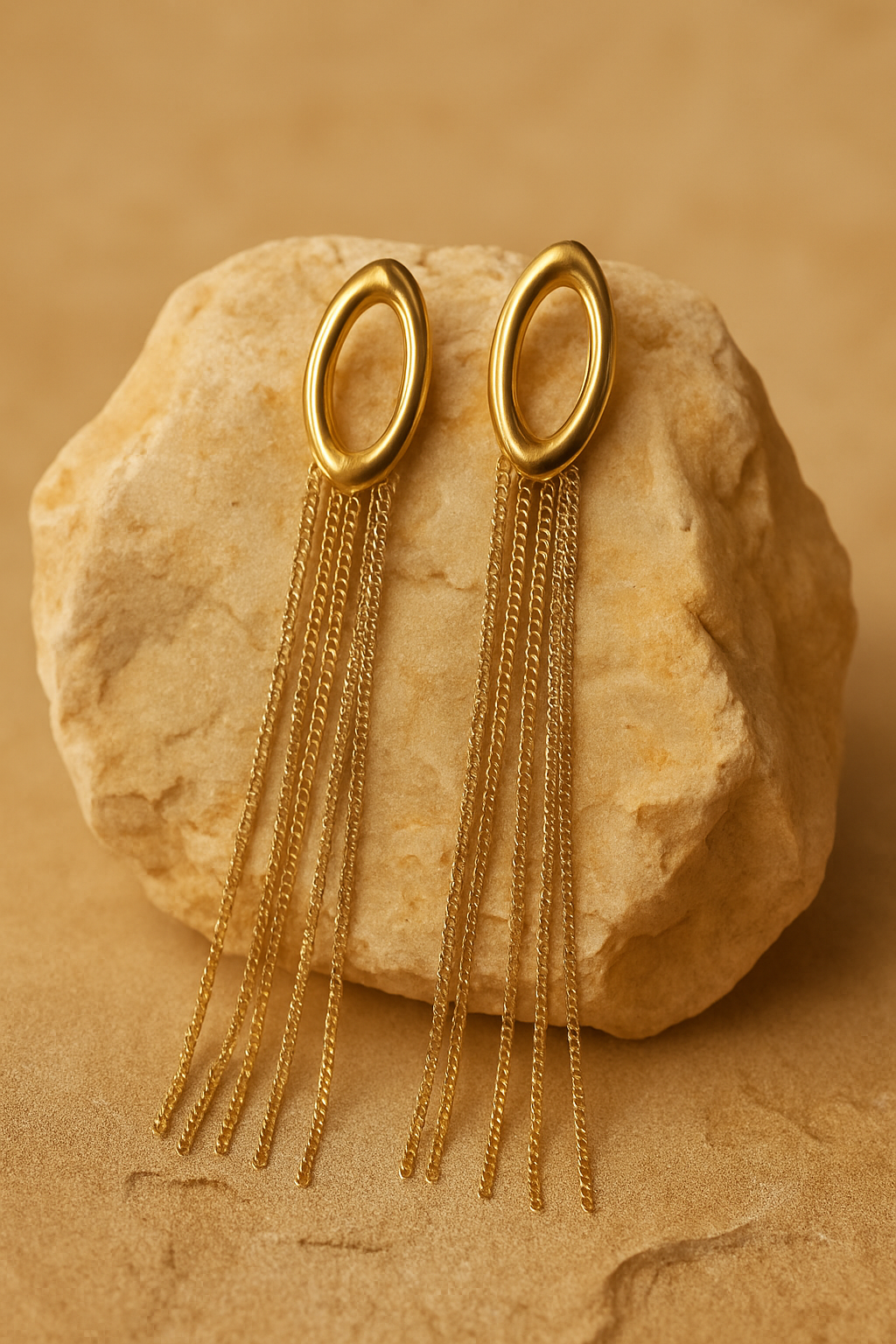 Celeste Drop Chain Earrings
