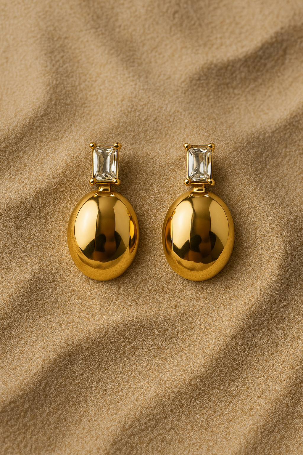 Aurora Luxe Dome Earrings