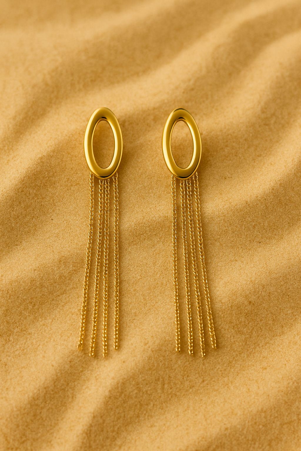 Celeste Drop Chain Earrings