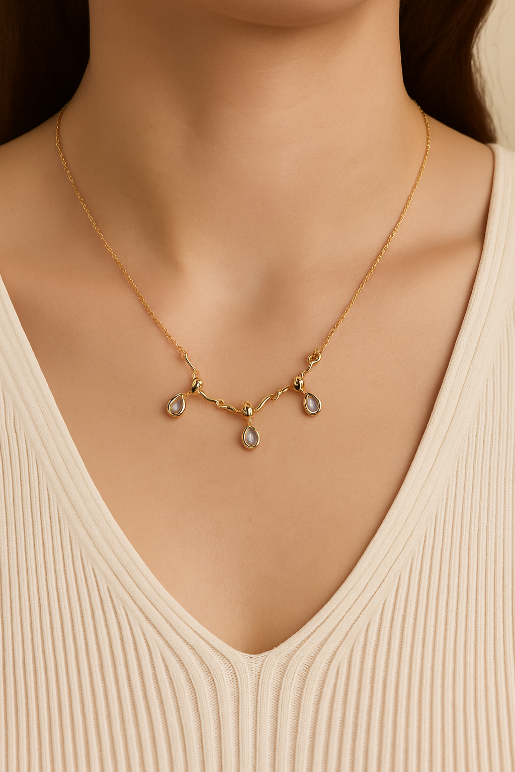 IvyLace Teardrop Necklace