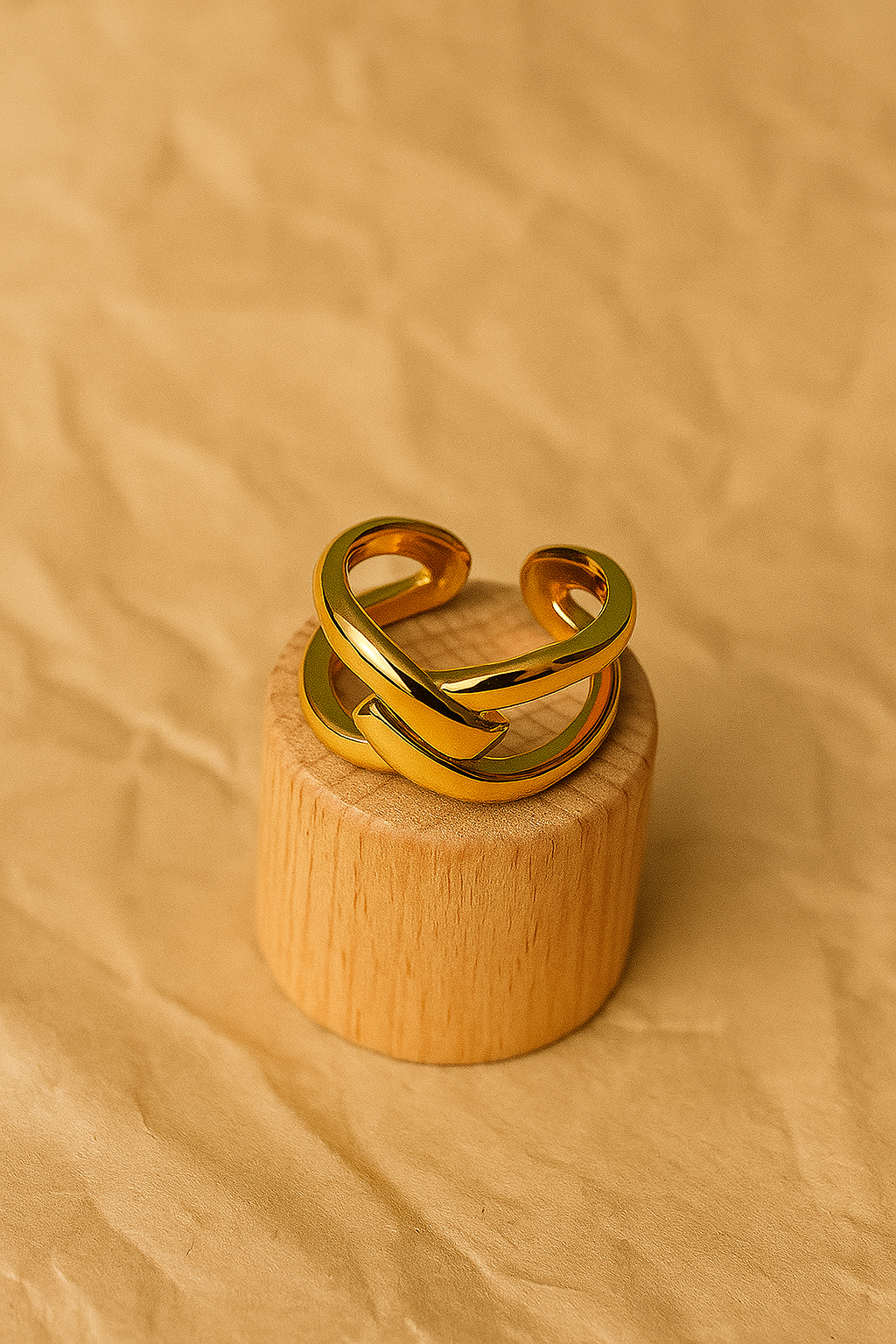 Elara Twist Open Ring