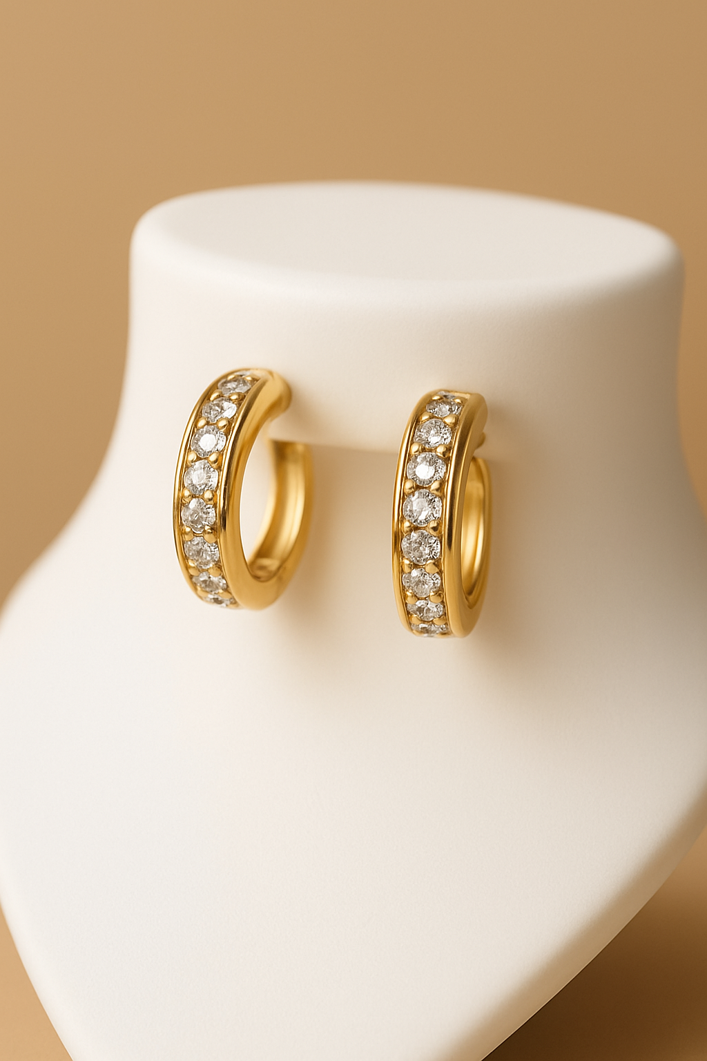 Luxe Gleam Mini Hoops