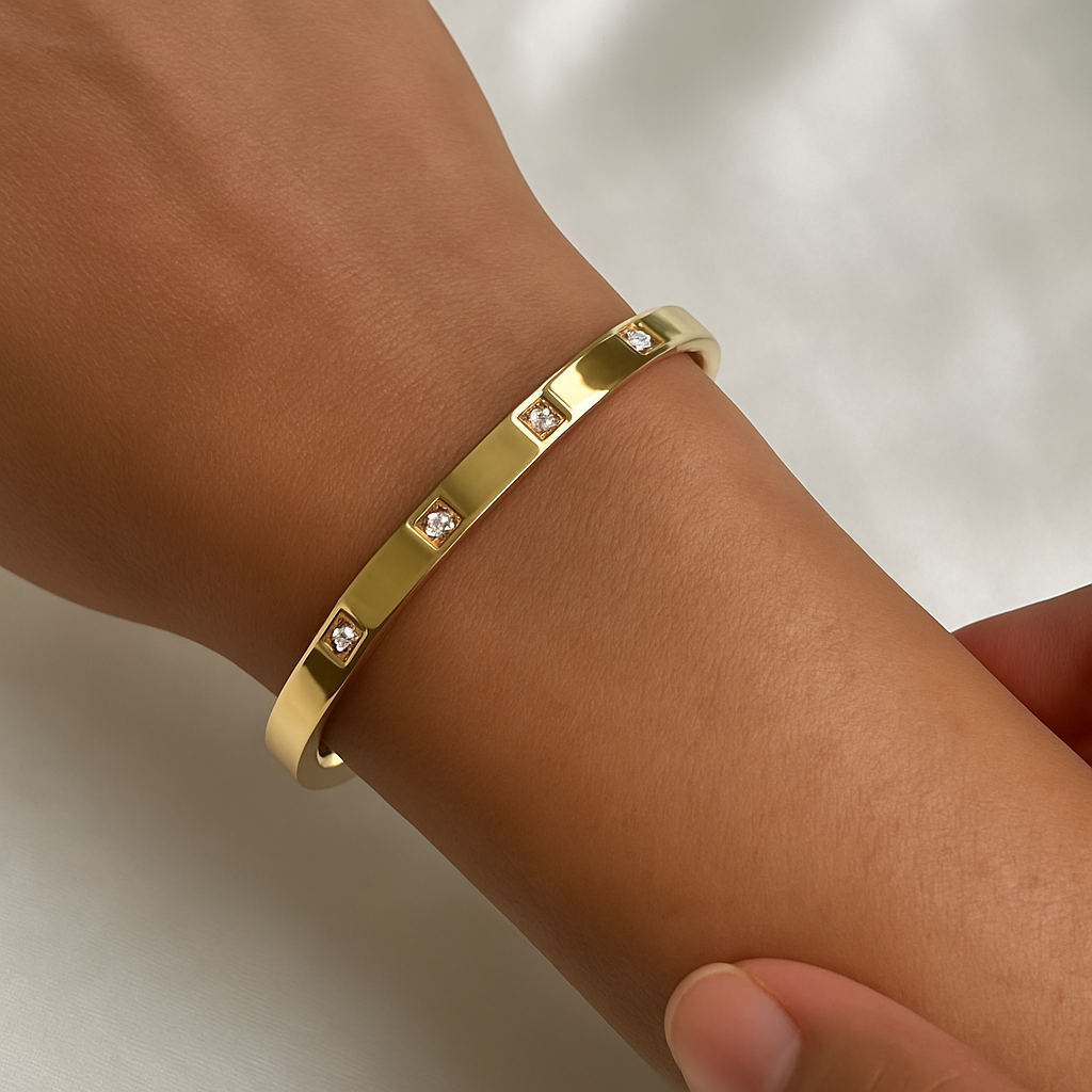 Stella Prism CZ Bangle