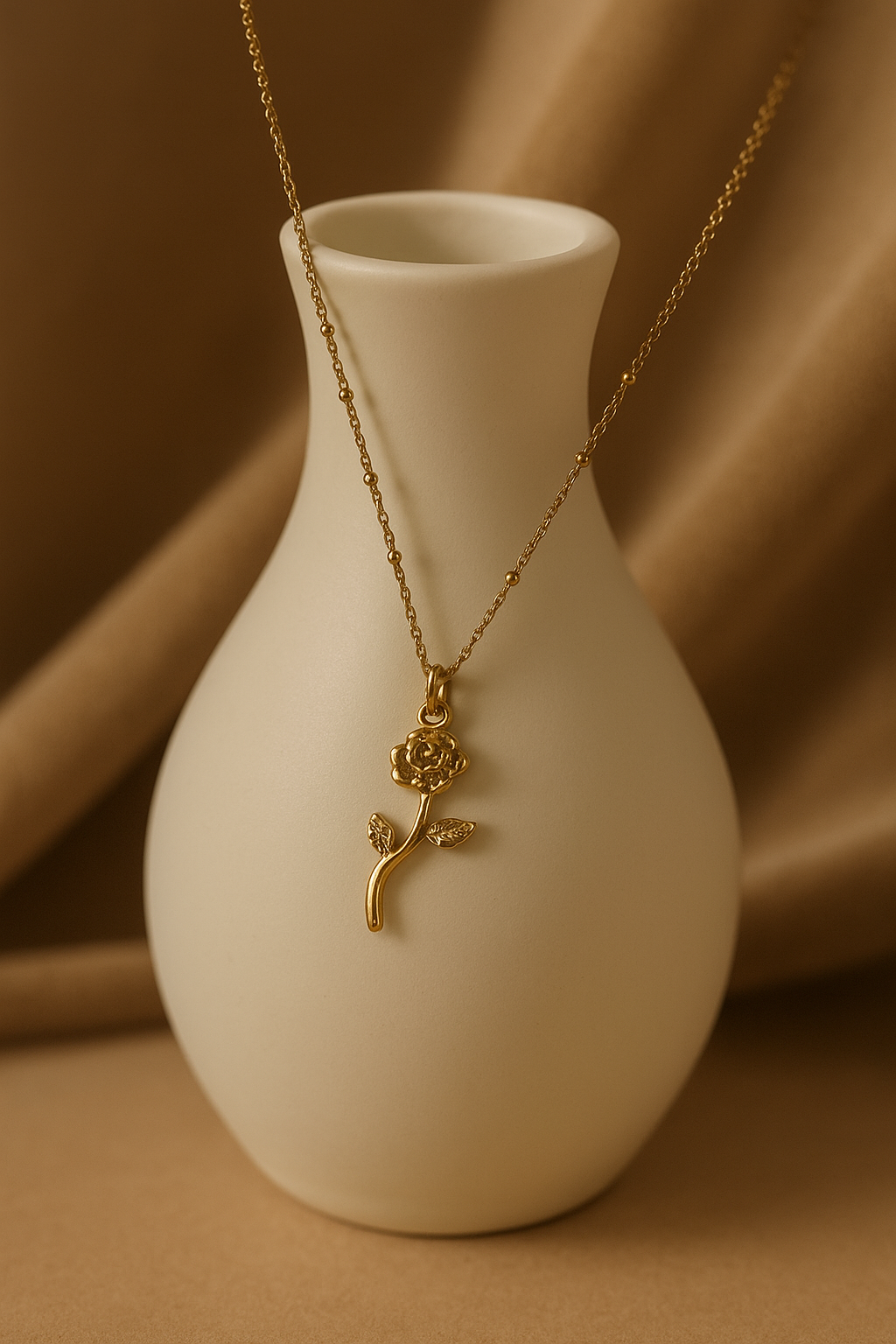 Golden Bloom Pendant (Rose Edition)