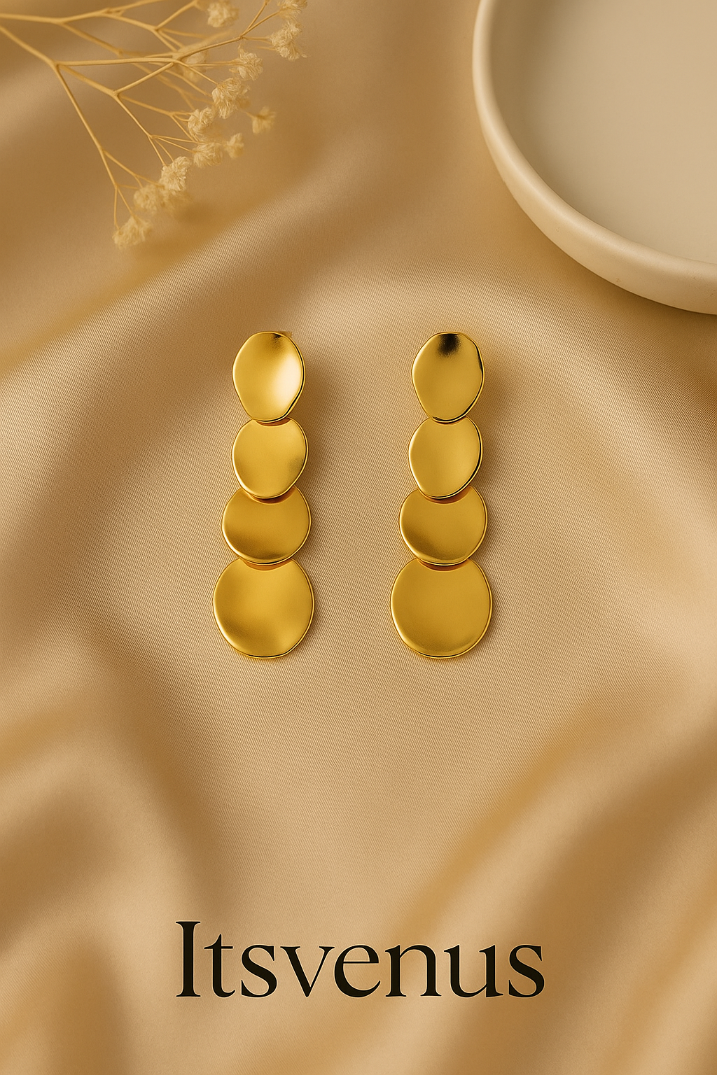 Aura Layered Drop Earrings