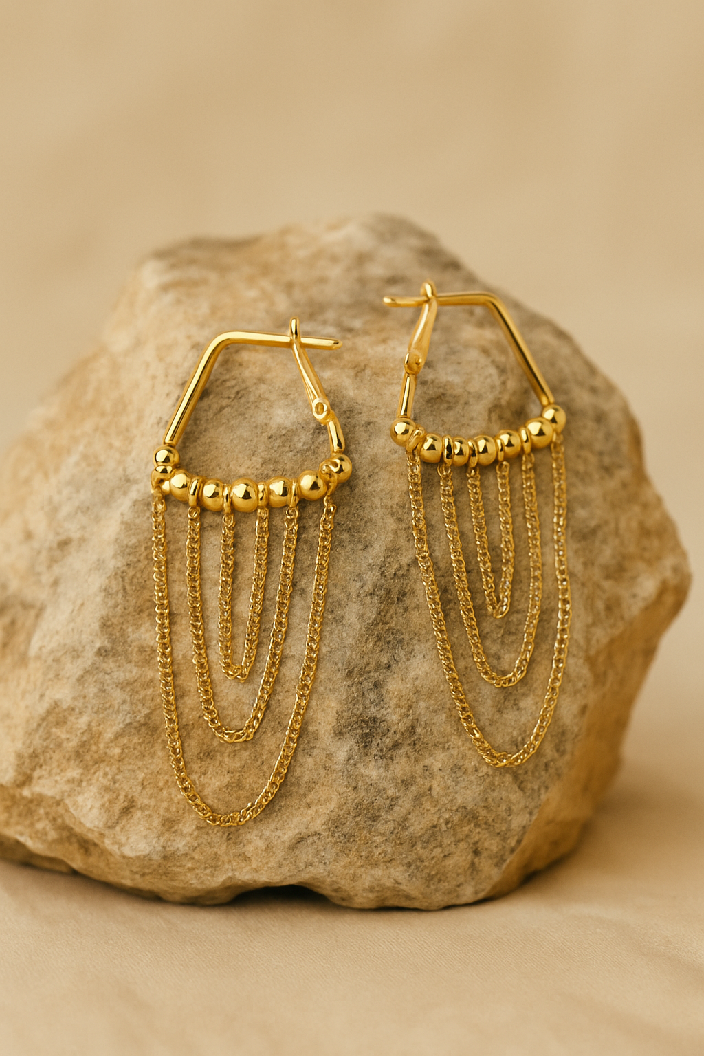 Zenya Chain Cascade Hoops