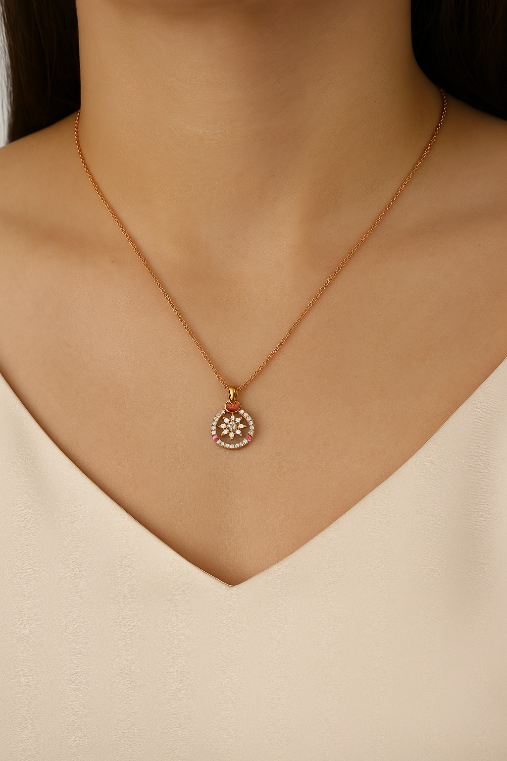 Blossom Halo Pendant