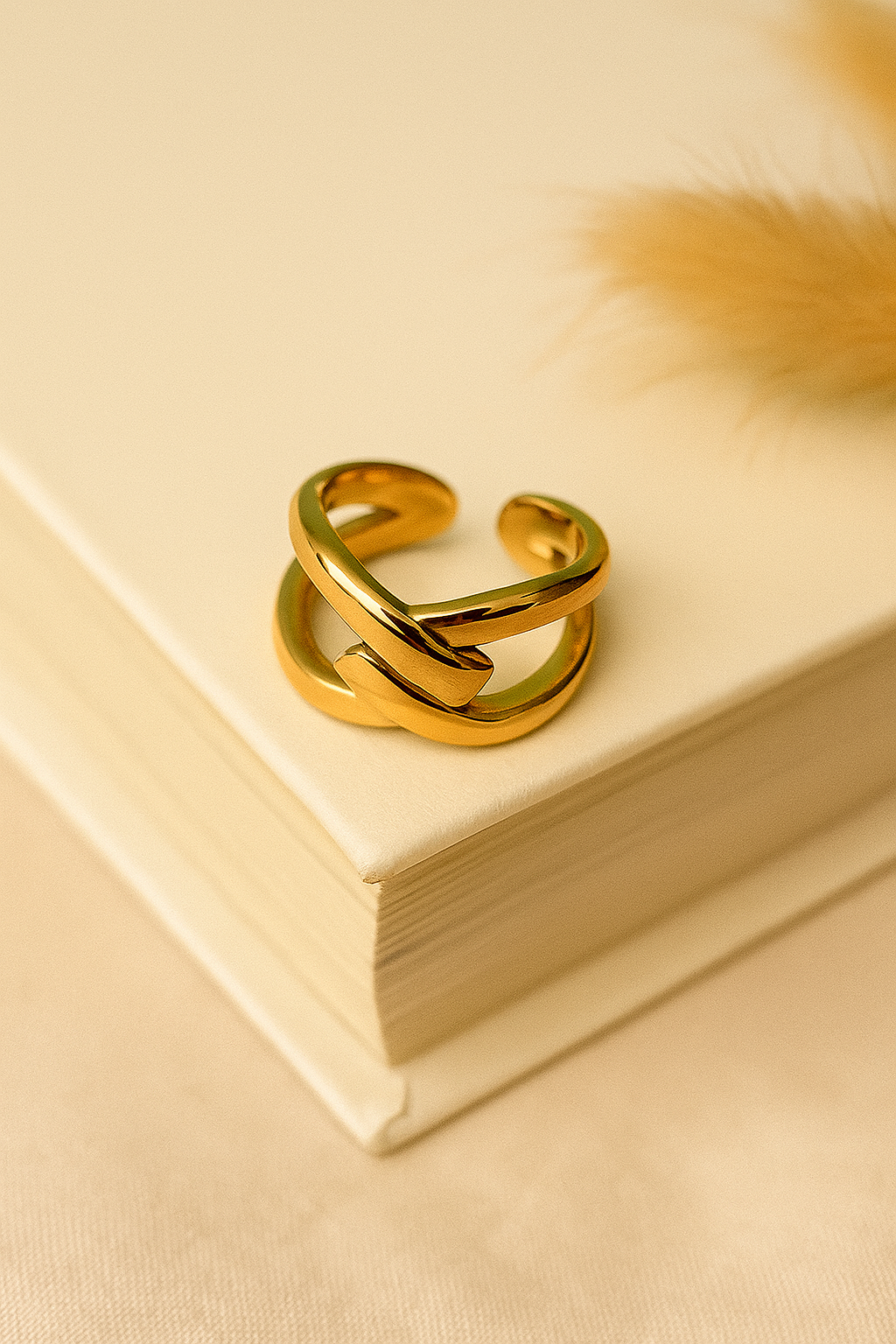 Elara Twist Open Ring