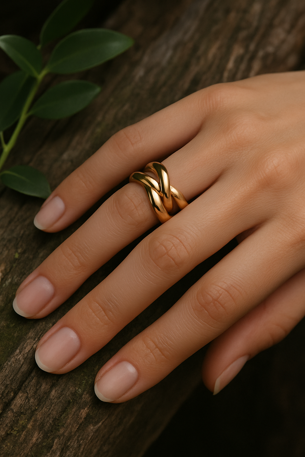Elara Twist Open Ring