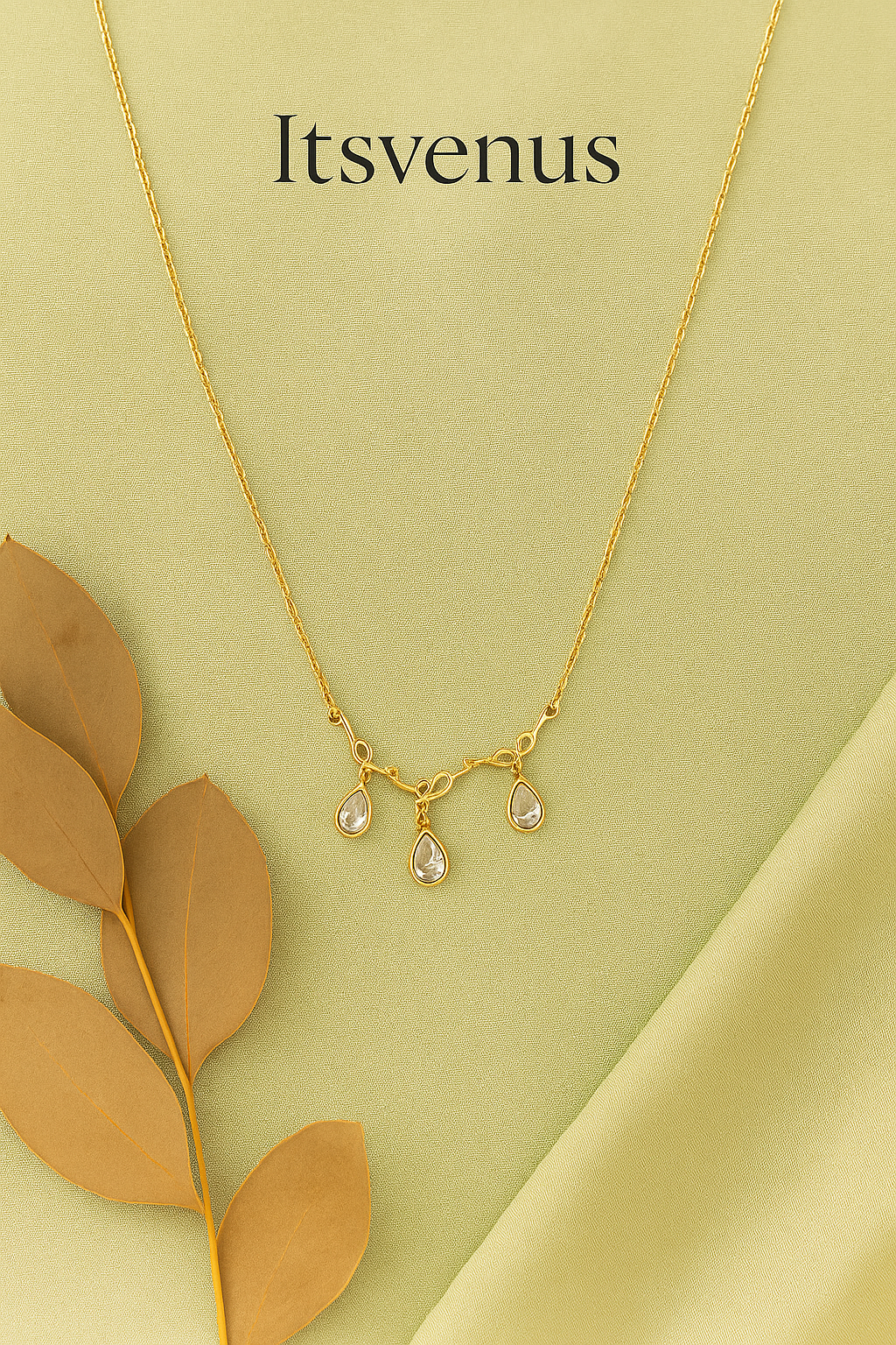 IvyLace Teardrop Necklace