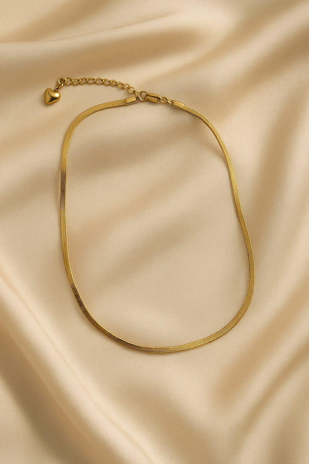 Luna Flat Snake Chain Necklace