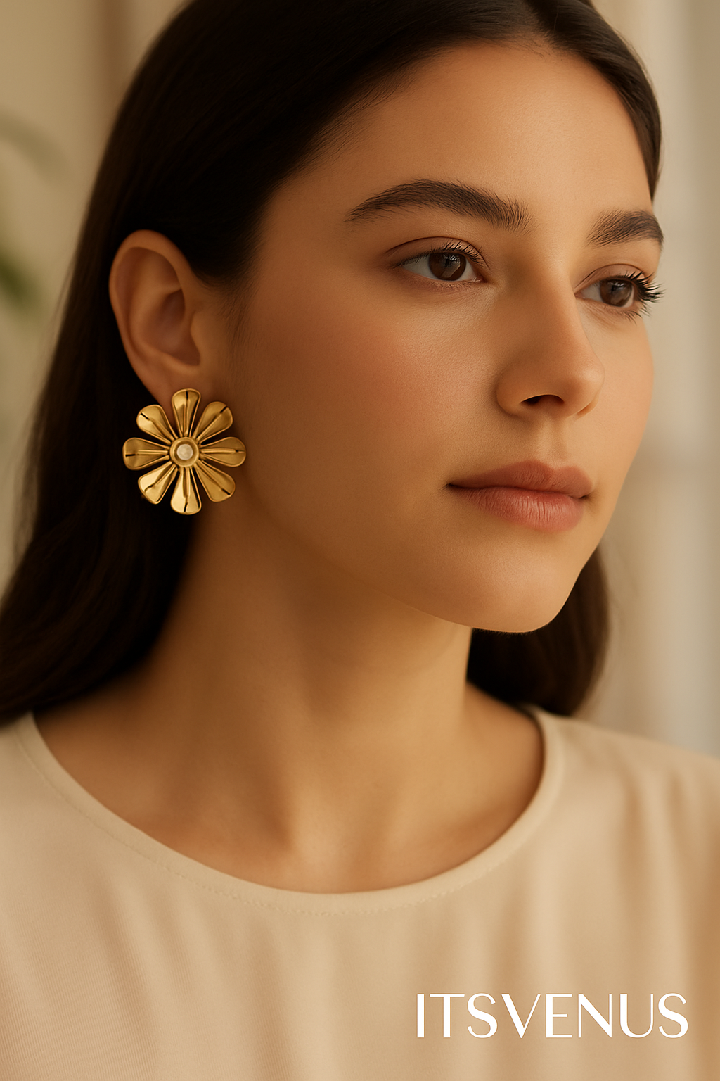 Florencia Bloom Pearl Studs