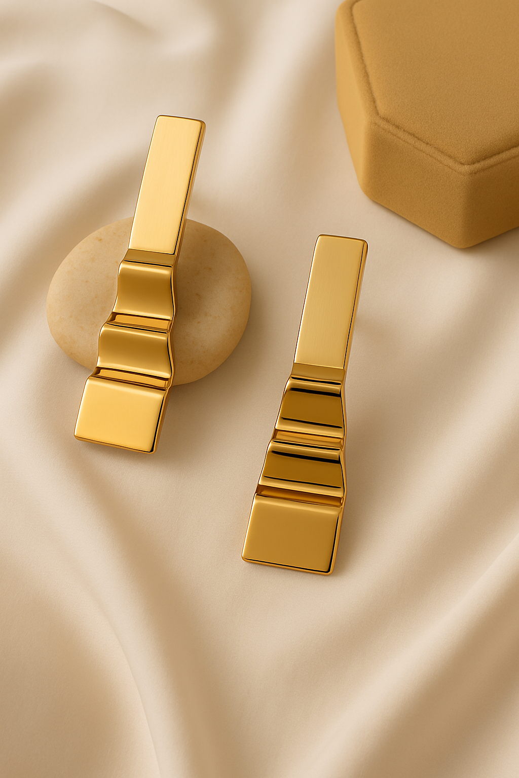 Verta Sculpt Drop Earrings